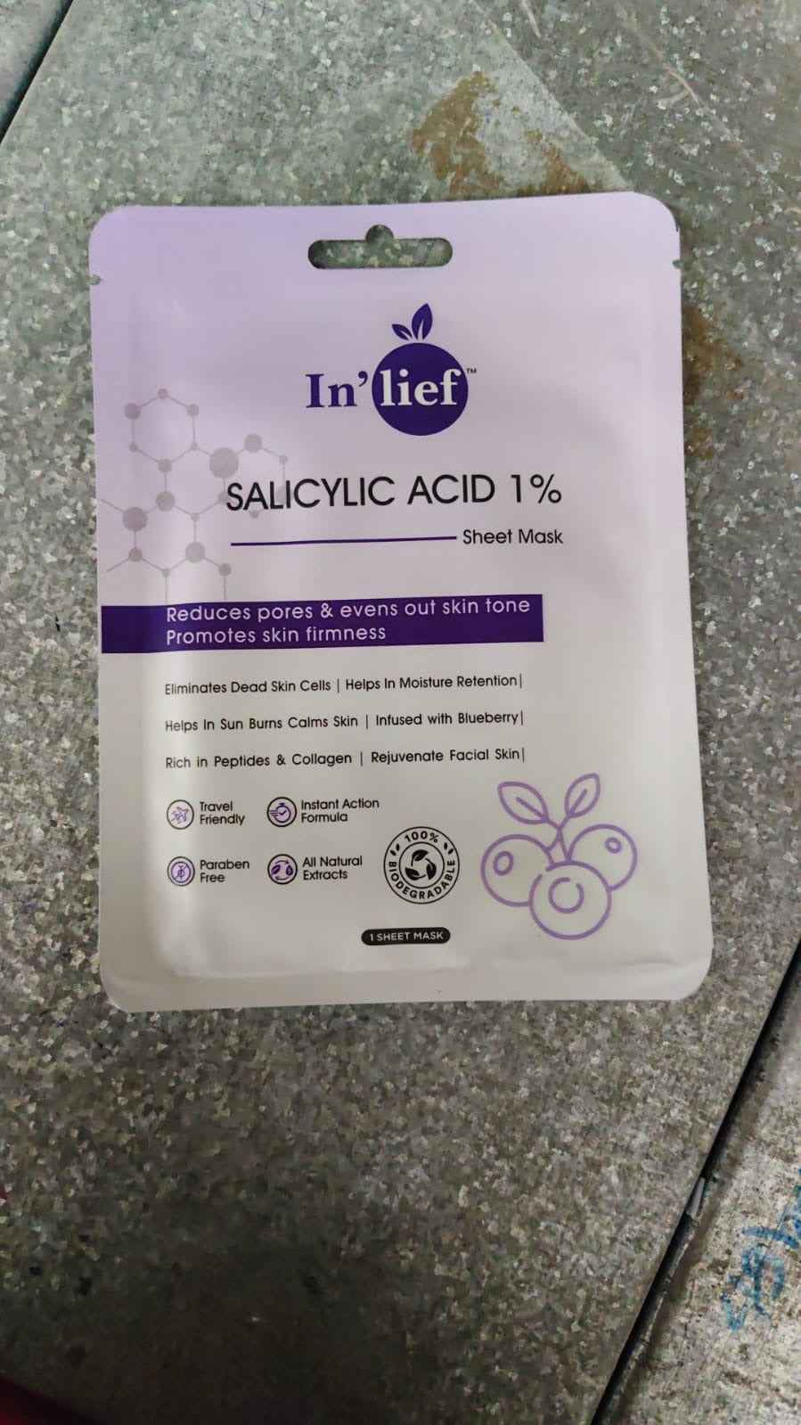 In’lief Salicylic Acid 1% Clarifying & Pore-Refining Facial Sheet Mask (1 Pc) In’lief Salicylic Acid 1% Clarifying & Pore-Refining Facial Sheet Mask (1 Pc)